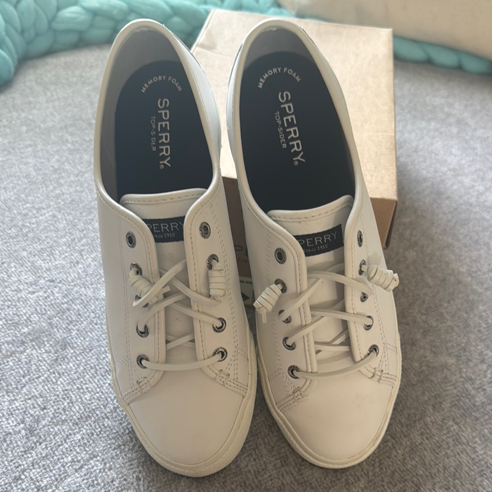 Sperry Women's Classic White Sneakers